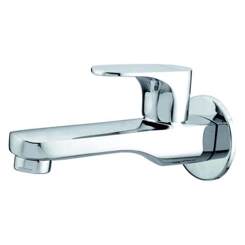 Bib Cock Long Body (with wall flange) Chrome